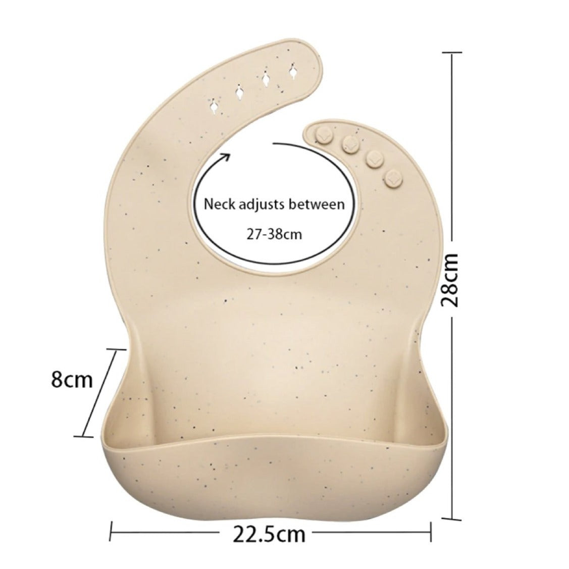 Elle Collective | Silicone Scoop Bib