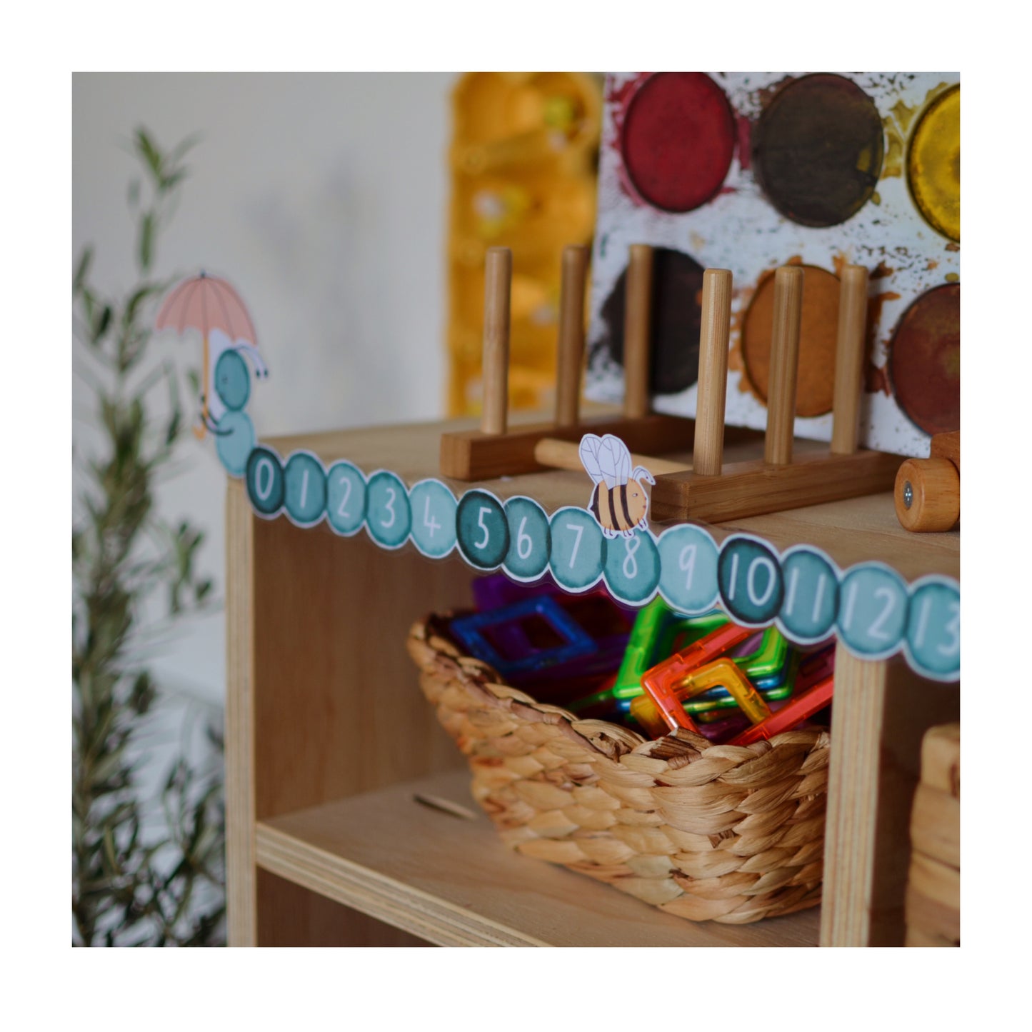 Buildable Number Line 0-100 (Digital Download)