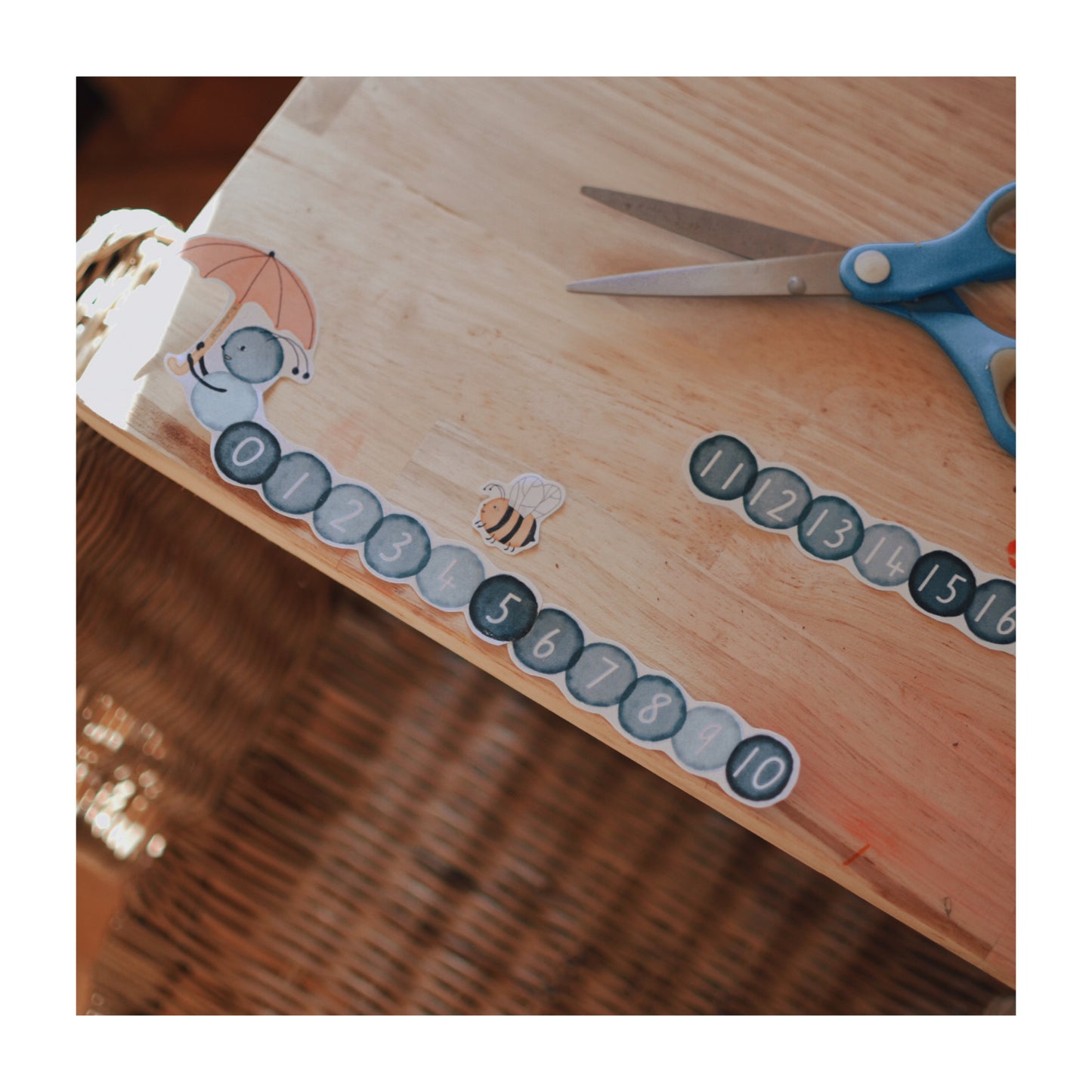 Buildable Number Line 0-100 (Digital Download)