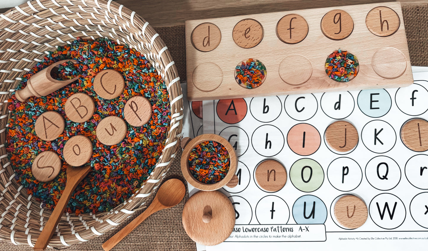 Alphabet Soup Sensory Base