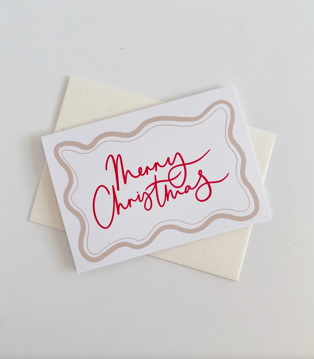Merry Christmas (wavy collection) Card