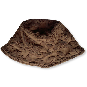 Splash Terry Bucket Hat - Chocolate