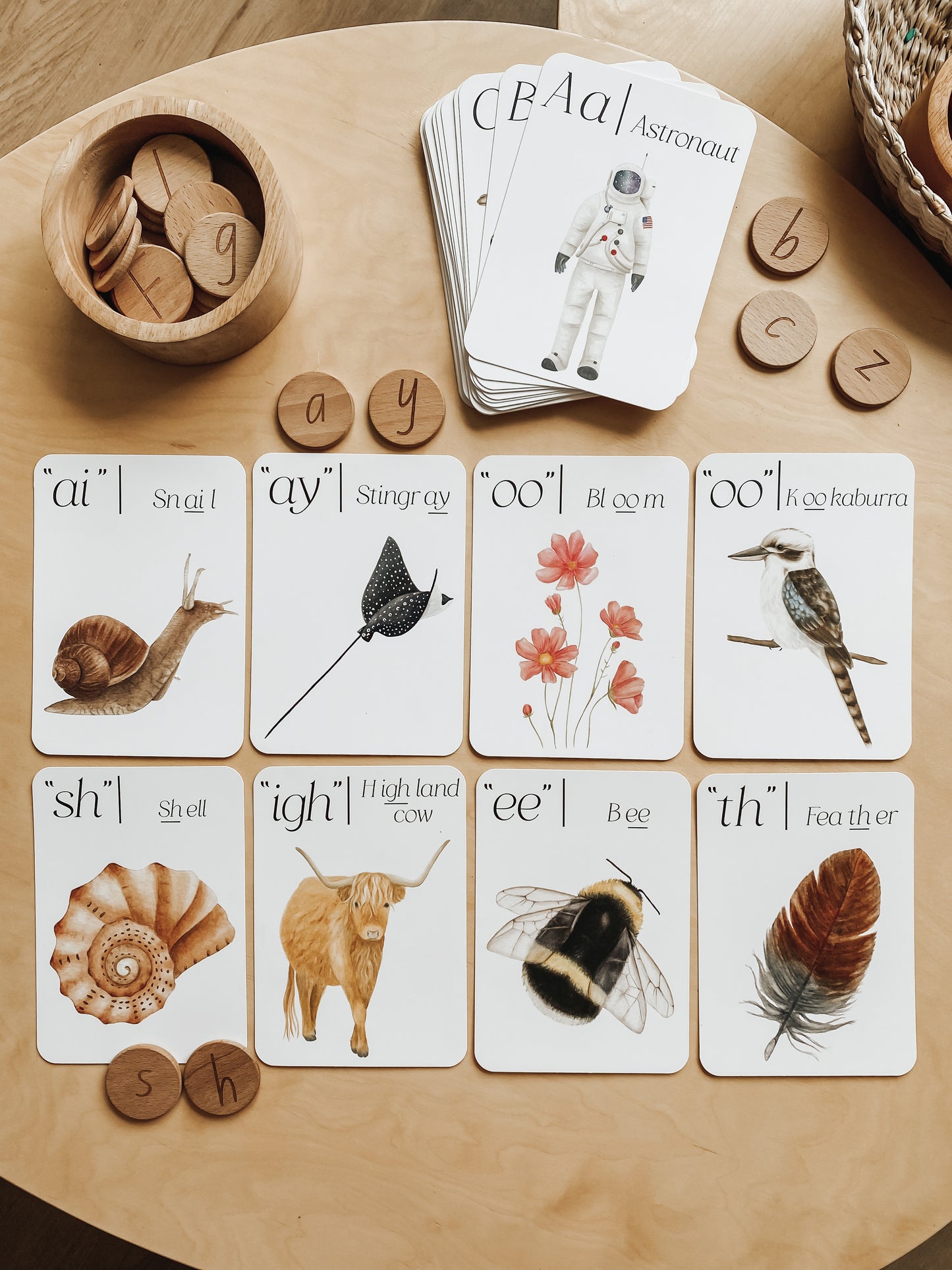 Jo Collier Designs | Around the World Phonics and Sounds Flash Cards