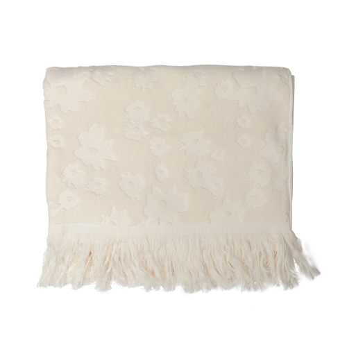 Kids Tassel Towel - Milk Petal