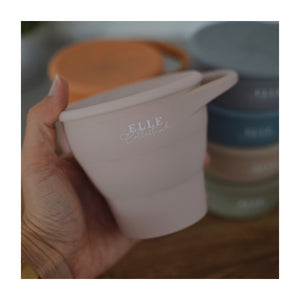Collapsible Snack Cup (With Lid)