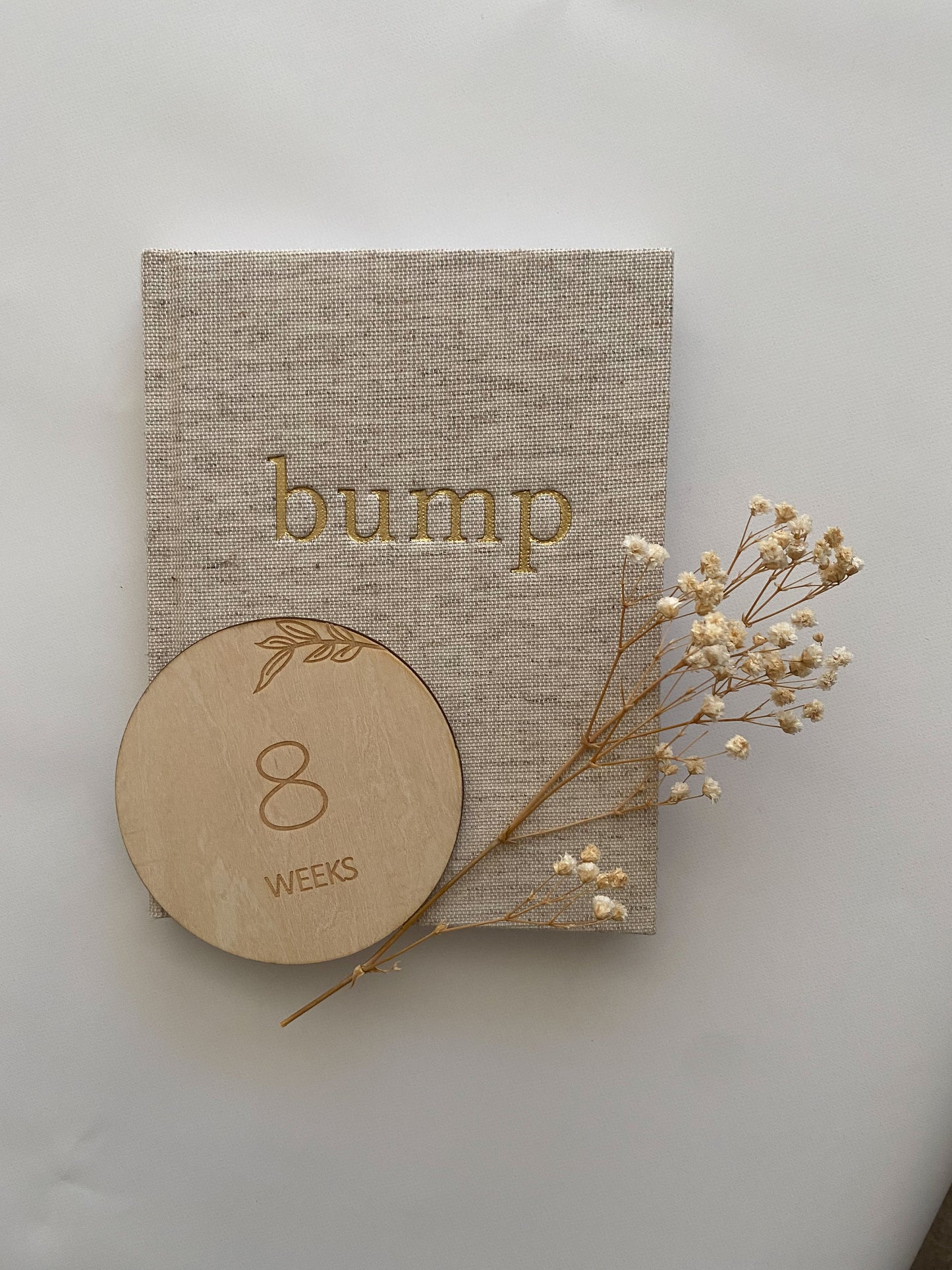 Elle Collective | Pregnancy Milestone Plaques - 6 piece set