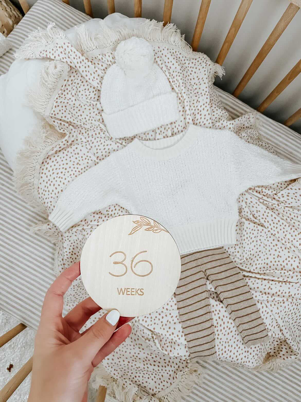 Elle Collective | Pregnancy Milestone Plaques - 6 piece set