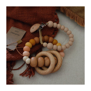 Silicone Dummy Clip - Earthy Colours
